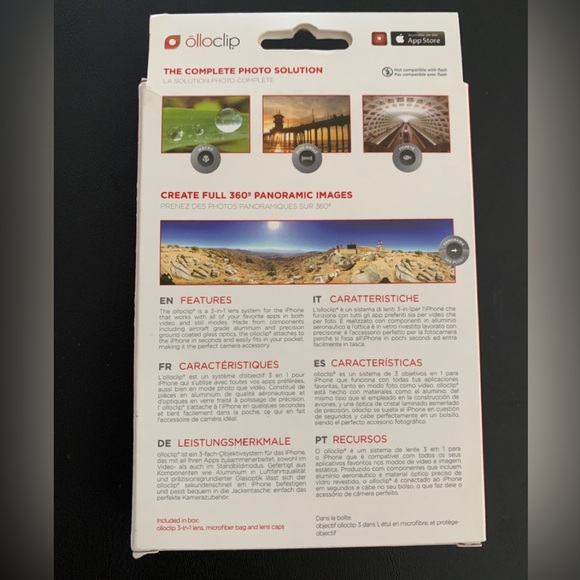 Olloclip 3-In-1 IPhone 5c Photo Lens – White - Picture 2 of 3